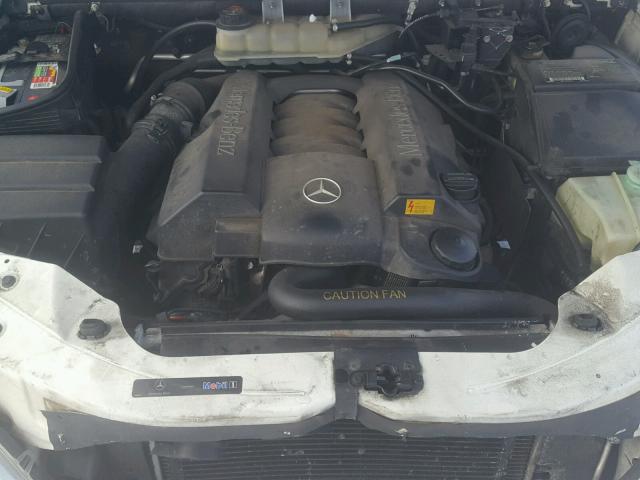 4JGAB75EX3A437882 - 2003 MERCEDES-BENZ ML 500 WHITE photo 7