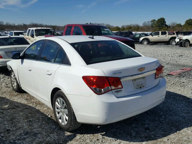 1G1PC5SH5B7121955 - 2011 CHEVROLET CRUZE LS WHITE photo 3