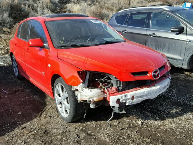 JM1BK343X71641282 - 2007 MAZDA 3 HATCHBAC RED photo 1