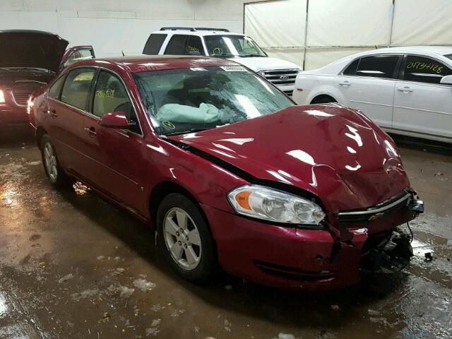 2G1WT58K569383879 - 2006 CHEVROLET IMPALA LT BURGUNDY photo 1