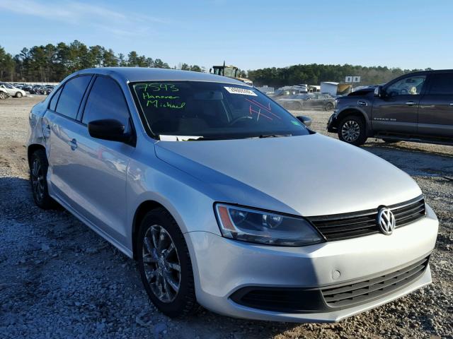 3VW1K7AJXBM364809 - 2011 VOLKSWAGEN JETTA BASE SILVER photo 1