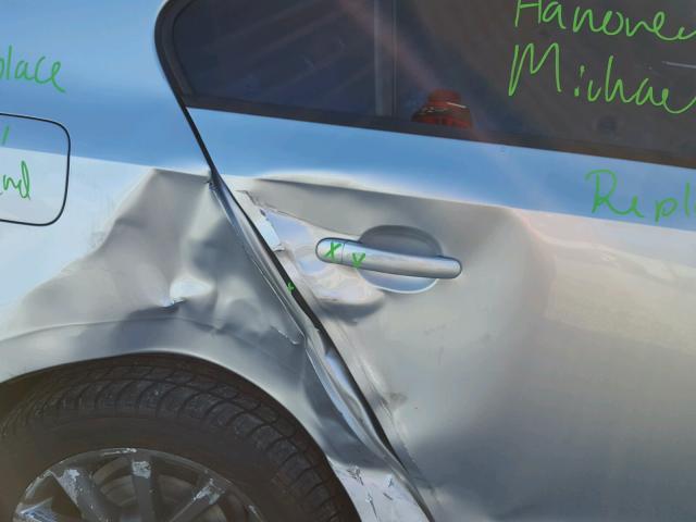 3VW1K7AJXBM364809 - 2011 VOLKSWAGEN JETTA BASE SILVER photo 9