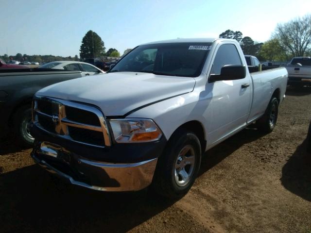 3C6JD6DP4CG241277 - 2012 DODGE RAM 1500 S WHITE photo 2