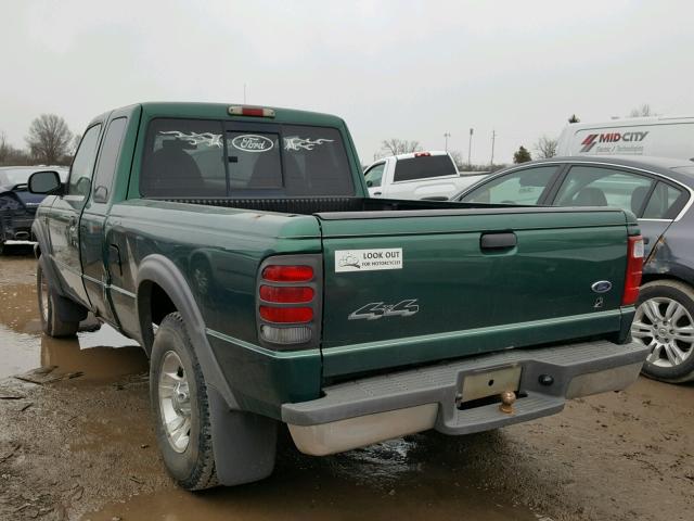 1FTZR15V7YTB19651 - 2000 FORD RANGER SUP GREEN photo 3