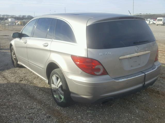 4JGCB65E68A081280 - 2008 MERCEDES-BENZ R 350 BEIGE photo 3