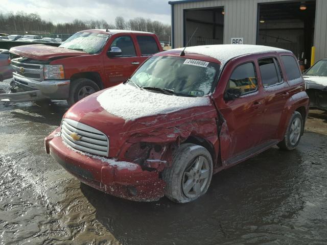 3GNBABDB0AS510055 - 2010 CHEVROLET HHR LT RED photo 2