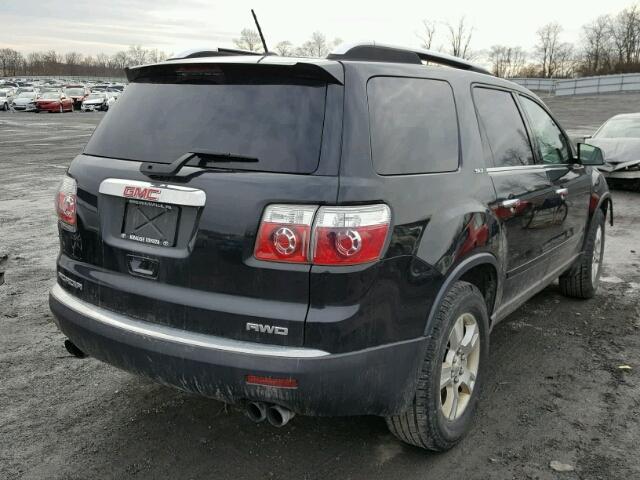 1GKEV23D89J176727 - 2009 GMC ACADIA SLT BLACK photo 4