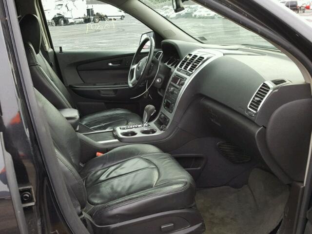 1GKEV23D89J176727 - 2009 GMC ACADIA SLT შავი ფოტო 5
