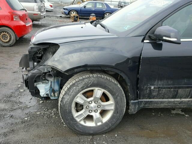 1GKEV23D89J176727 - 2009 GMC ACADIA SLT შავი ფოტო 9