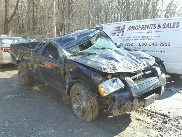 1N6ED26Y53C432635 - 2003 NISSAN FRONTIER K BLACK photo 1