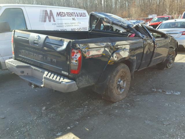 1N6ED26Y53C432635 - 2003 NISSAN FRONTIER K BLACK photo 4