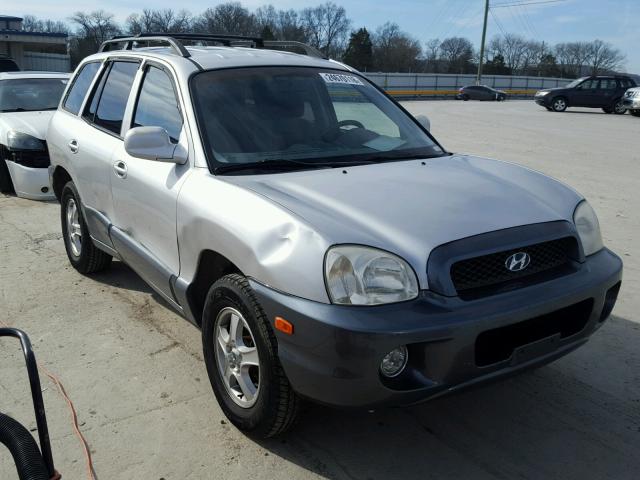 KM8SC73D04U696117 - 2004 HYUNDAI SANTA FE G GRAY photo 1