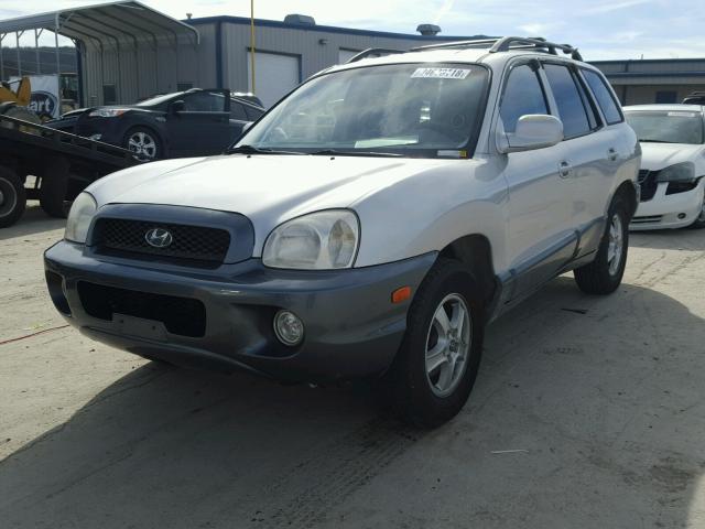 KM8SC73D04U696117 - 2004 HYUNDAI SANTA FE G GRAY photo 2