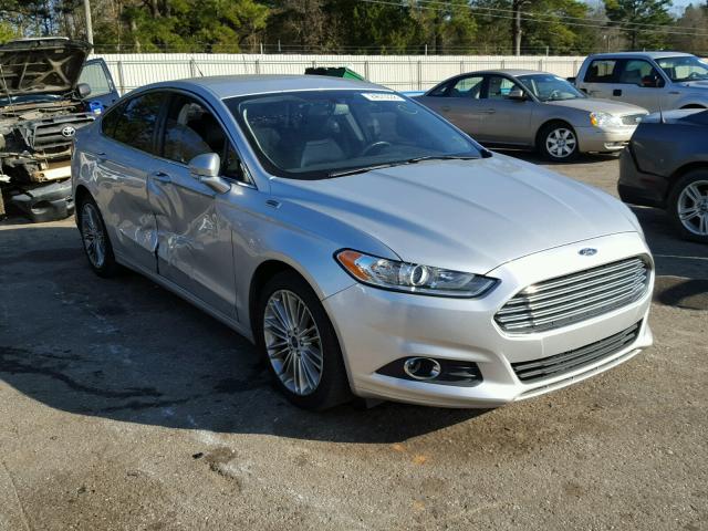 3FA6P0HD1ER274852 - 2014 FORD FUSION SE SILVER photo 1