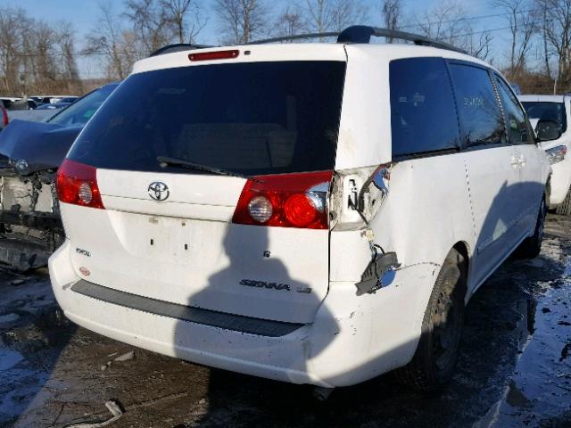 5TDZA23C26S434948 - 2006 TOYOTA SIENNA CE WHITE photo 4