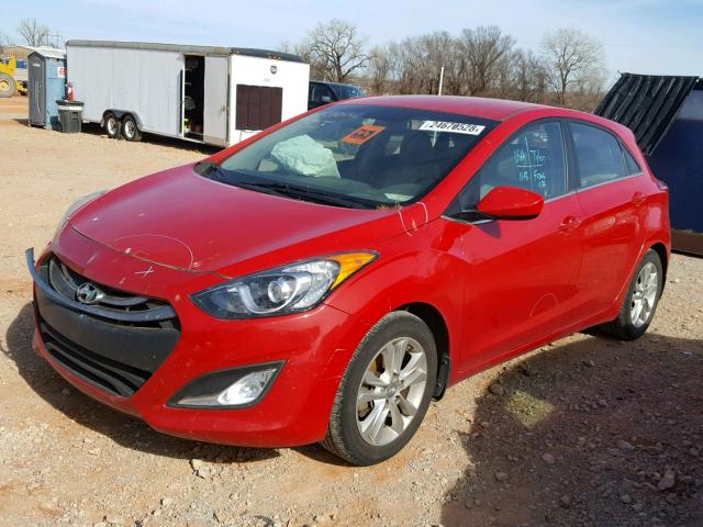 KMHD35LE1DU064457 - 2013 HYUNDAI ELANTRA GT RED photo 2