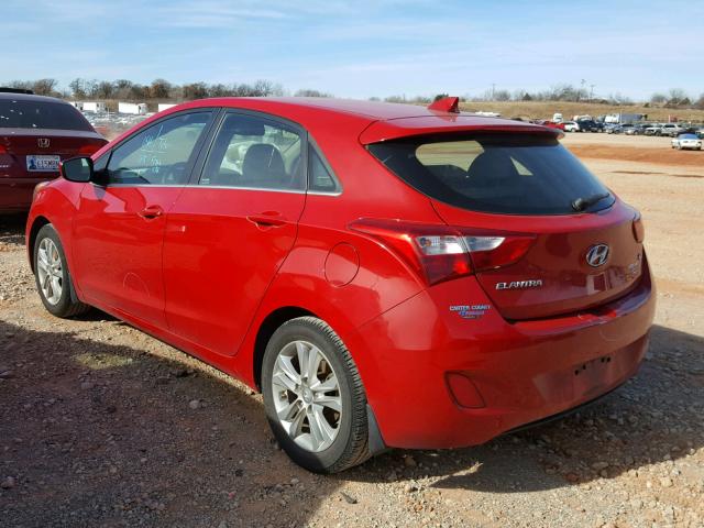 KMHD35LE1DU064457 - 2013 HYUNDAI ELANTRA GT RED photo 3