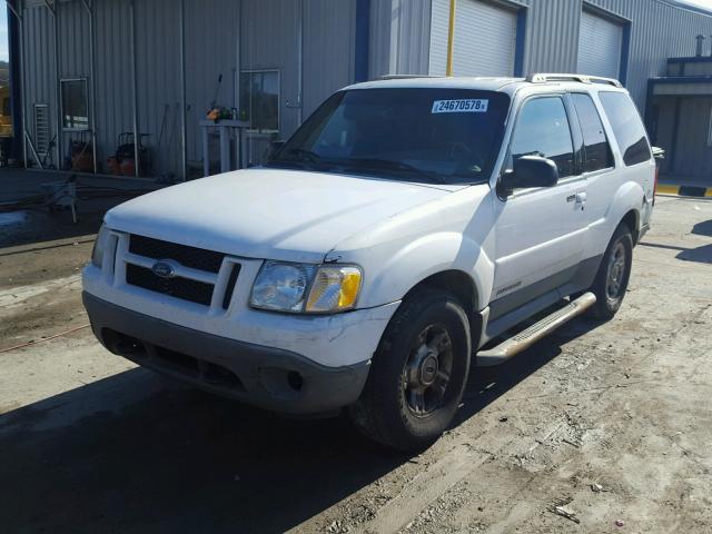 1FMYU70E71UA27861 - 2001 FORD EXPLORER S WHITE photo 2