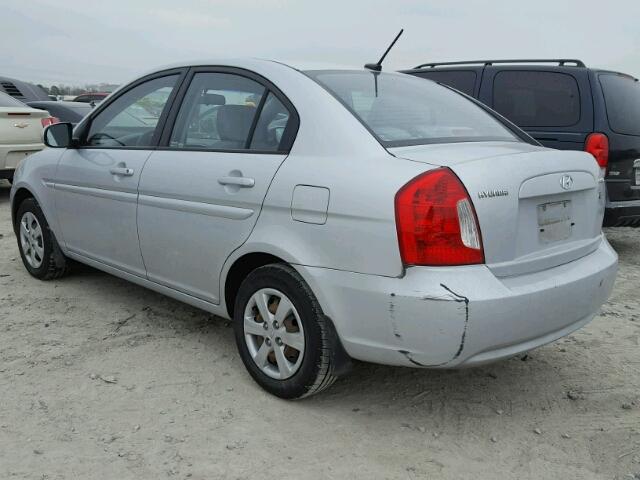 KMHCN4AC1BU533402 - 2011 HYUNDAI ACCENT GLS SILVER photo 3