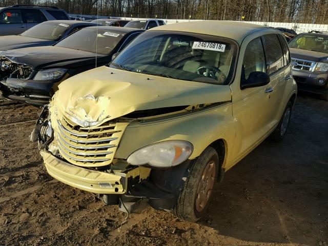 3A4FY58B57T613664 - 2007 CHRYSLER PT CRUISER YELLOW photo 2