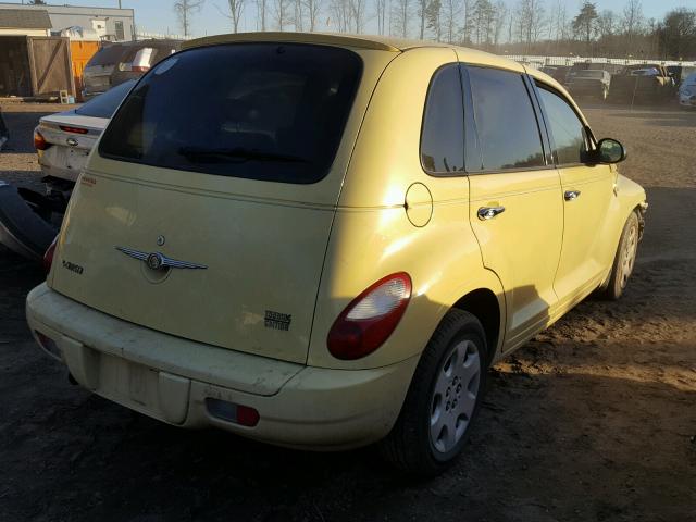 3A4FY58B57T613664 - 2007 CHRYSLER PT CRUISER YELLOW photo 4