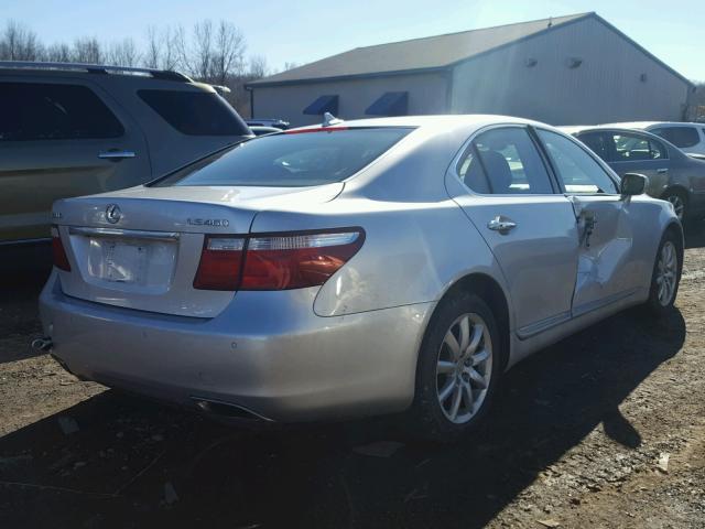 JTHBL46F685063720 - 2008 LEXUS LS 460 SILVER photo 4