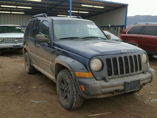 1J4GL38K15W723724 - 2005 JEEP LIBERTY RE BLUE photo 1