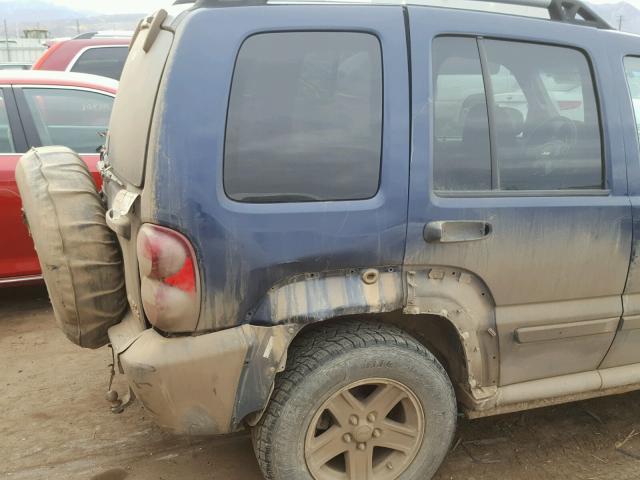 1J4GL38K15W723724 - 2005 JEEP LIBERTY RE BLUE photo 9