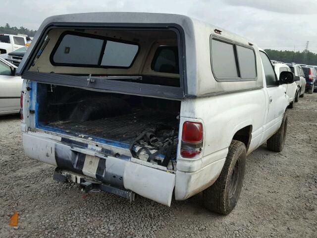 1B7HC16Z0WS611004 - 1998 DODGE RAM 1500 WHITE photo 4