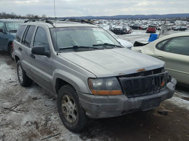 1J4GW48S2YC339390 - 2000 JEEP GRAND CHER GRAY photo 1