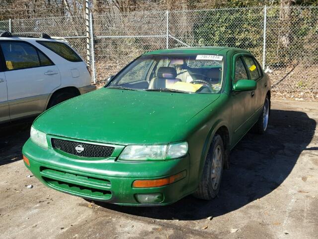 JN1CA21D5ST052431 - 1995 NISSAN MAXIMA GLE GREEN photo 2