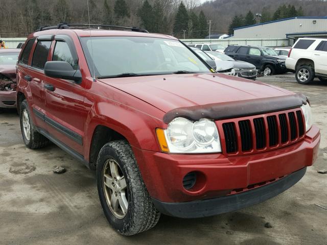 1J4GR48K26C192721 - 2006 JEEP GRAND CHER BURGUNDY photo 1