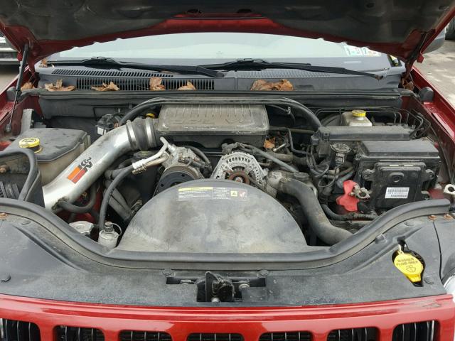 1J4GR48K26C192721 - 2006 JEEP GRAND CHER BURGUNDY photo 7