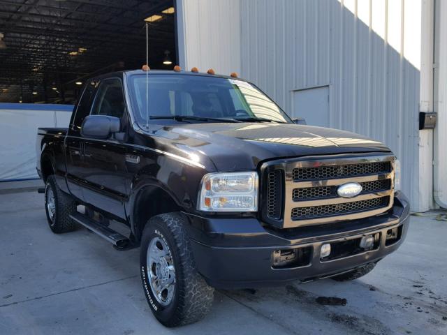 1FTWX31515EC47152 - 2005 FORD F350 SRW S BLACK photo 1