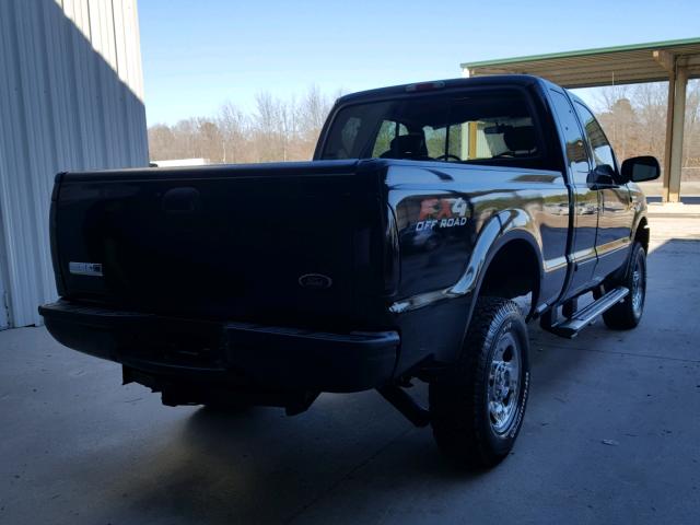 1FTWX31515EC47152 - 2005 FORD F350 SRW S BLACK photo 4