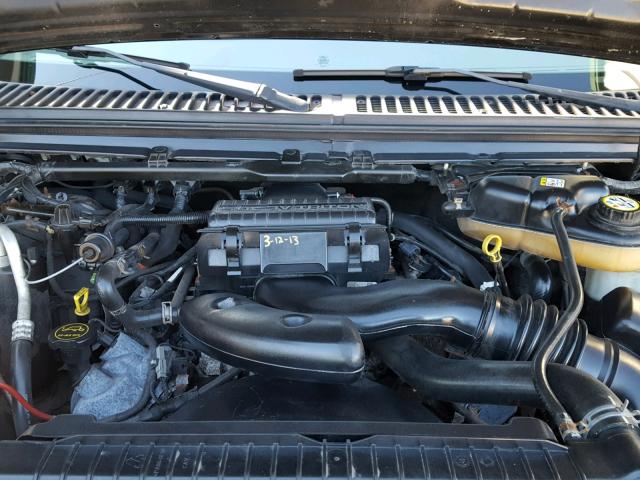 1FTWX31515EC47152 - 2005 FORD F350 SRW S BLACK photo 7