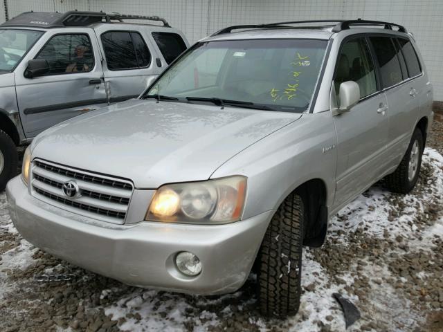 JTEHF21A010001473 - 2001 TOYOTA HIGHLANDER GRAY photo 2