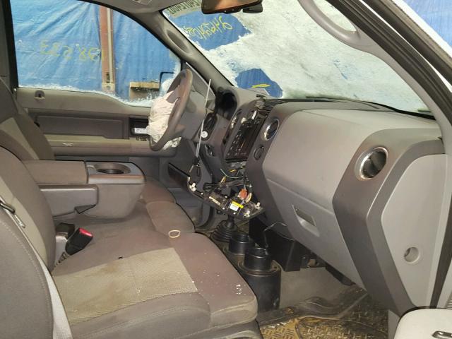 1FTPX14556FA60092 - 2006 FORD F150 SILVER photo 5