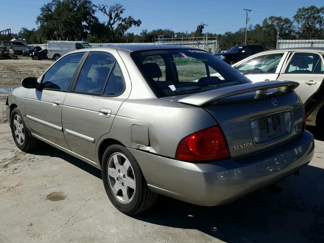 3N1CB51D96L521237 - 2006 NISSAN SENTRA 1.8 GRAY photo 3