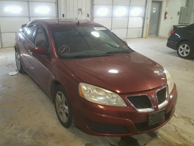 1G2ZA5E00A4118462 - 2010 PONTIAC G6 MAROON photo 1