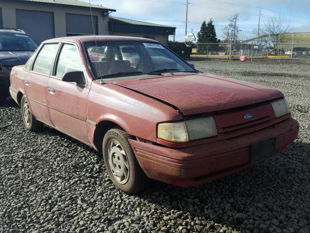 2FAPP36X7NB135326 - 1992 FORD TEMPO GL RED photo 1