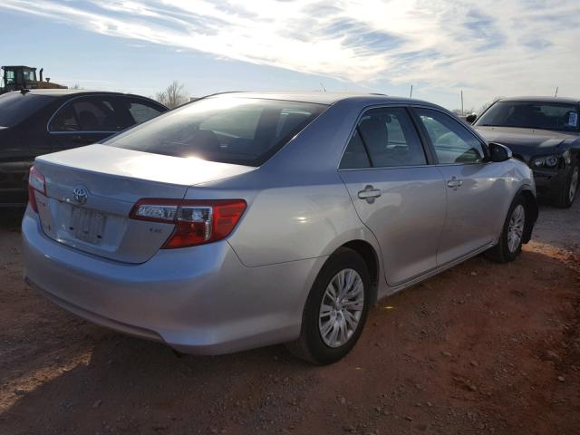 4T4BF1FK9ER397652 - 2014 TOYOTA CAMRY L SILVER photo 4