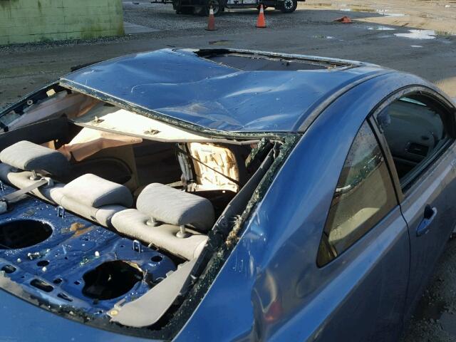 2HGFG11807H543842 - 2007 HONDA CIVIC EX ლურჯი ფოტო 9