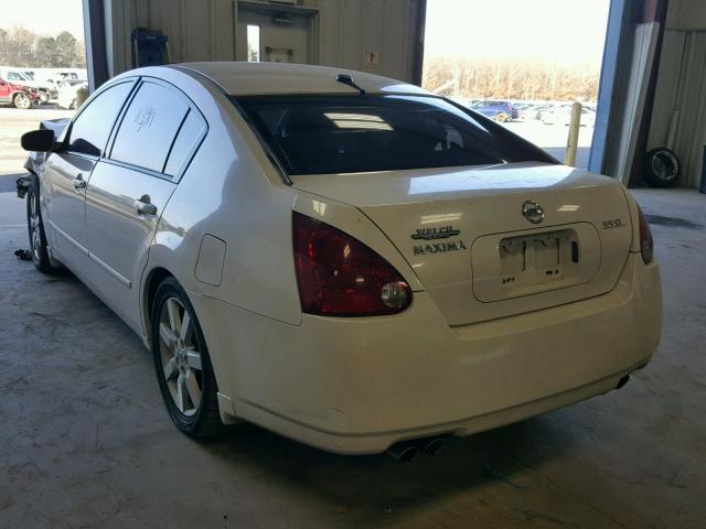 1N4BA41E65C823289 - 2005 NISSAN MAXIMA SE WHITE photo 3