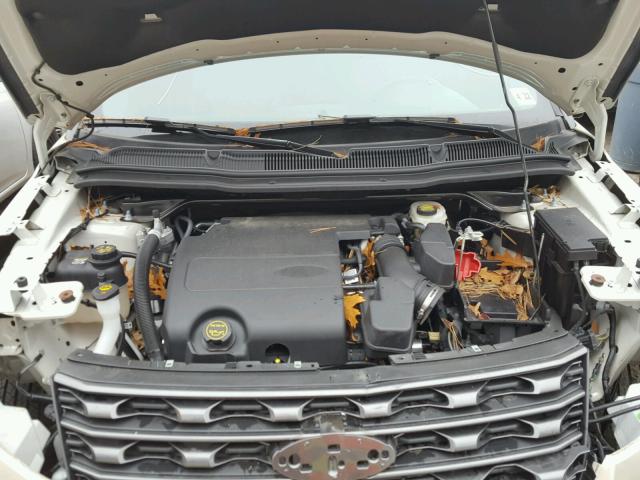 1FM5K8D85HGB03315 - 2017 FORD EXPLORER X BEIGE photo 7