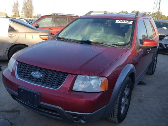 1FMZK02125GA34684 - 2005 FORD FREESTYLE RED photo 2