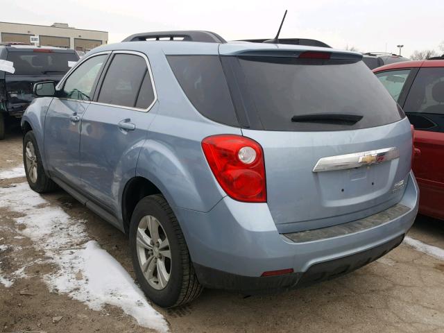 2GNALBEK3E6257256 - 2014 CHEVROLET EQUINOX LT BLUE photo 3