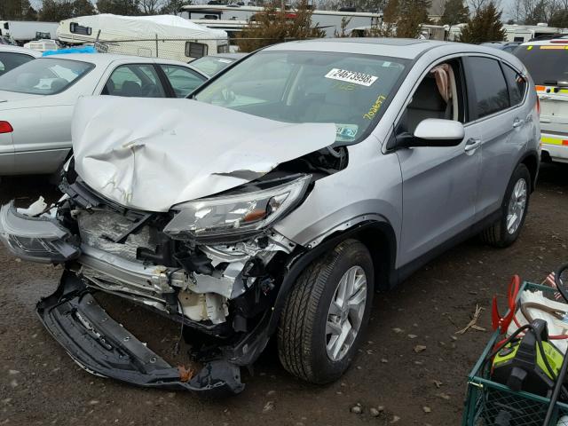 2HKRM4H50GH702657 - 2016 HONDA CR-V EX SILVER photo 2