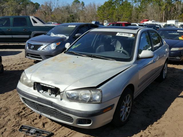 KMHDN45D13U573830 - 2003 HYUNDAI ELANTRA GL SILVER photo 2