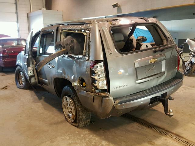 1GNFK13017J395968 - 2007 CHEVROLET TAHOE K150 GRAY photo 3